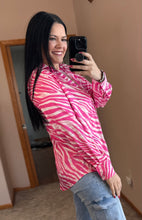 Load image into Gallery viewer, Zebra Satin Top **2 COLORS**
