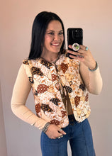 Load image into Gallery viewer, Brown Patchwork Vest
