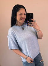Load image into Gallery viewer, Knit Drop Shoulder Top **3 COLORS**
