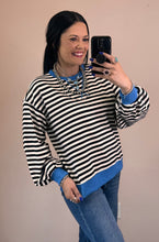 Load image into Gallery viewer, Striped Sweatshirt ** 2 COLORS**
