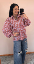 Load image into Gallery viewer, Floral Collared Button Down Top **2 COLORS**
