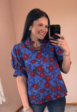 Load image into Gallery viewer, Floral Puff Sleeve Top **2 COLORS** - PLUS
