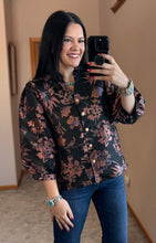 Load image into Gallery viewer, Jacquard Floral Top **2 COLORS**
