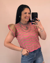 Load image into Gallery viewer, Wavy Striped Sweater Top **2 COLORS**
