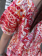 Load image into Gallery viewer, Abstract Print Embroidered Top

