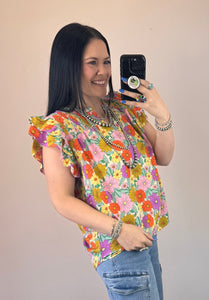 Floral Top - PLUS