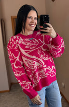 Load image into Gallery viewer, Paisley Knit Sweater **2 COLORS**
