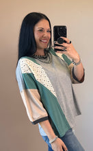 Load image into Gallery viewer, Floral Panel Top **2 COLORS**
