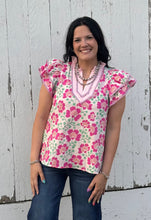 Load image into Gallery viewer, Floral Top **2 COLORS**
