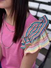 Load image into Gallery viewer, Pink Ribbed Top
