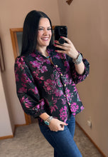 Load image into Gallery viewer, Jacquard Floral Top **2 COLORS**

