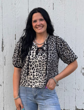 Load image into Gallery viewer, Leopard Tie Top **2 COLORS**
