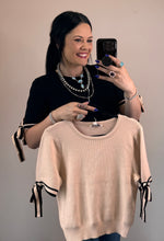 Load image into Gallery viewer, Box Tied Sleeve Sweater Top **2 COLORS**
