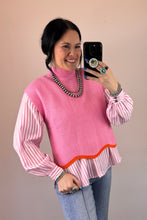 Load image into Gallery viewer, Scallop Trim Sweater Vest **2 COLORS**
