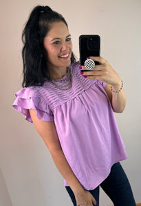 Pleat Detail Top **3 COLORS**