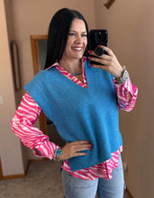 Load image into Gallery viewer, Vneck Sweater Vest **4 COLORS**
