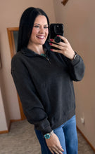 Load image into Gallery viewer, Acid Wash 1/4 Zip **2 COLORS** - PLUS
