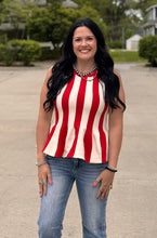 Load image into Gallery viewer, Stripe Sweater Tank Top **2 COLORS**
