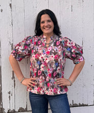 Load image into Gallery viewer, Abstract Floral Top **2 COLORS**
