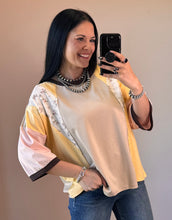 Load image into Gallery viewer, Floral Panel Top **2 COLORS**
