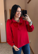 Load image into Gallery viewer, Satin Front Button Top **2 COLORS**
