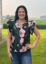 Load image into Gallery viewer, Floral Jacquard Top **2 COLORS**
