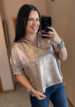 Load image into Gallery viewer, Metallic Dolman Sleeve Top **3 COLORS**
