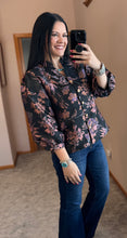 Load image into Gallery viewer, Jacquard Floral Top **2 COLORS**

