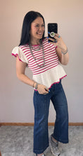 Load image into Gallery viewer, Striped Sweater Top **2 COLORS**
