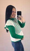 Load image into Gallery viewer, Striped Sweater Top **2 COLORS**
