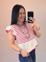 Load image into Gallery viewer, Striped Sweater Top **2 COLORS**
