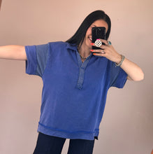 Load image into Gallery viewer, Mixed Collared Top **4 COLORS**
