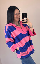 Load image into Gallery viewer, Pink And Blue Top
