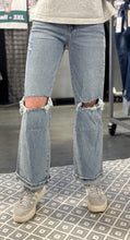 Load image into Gallery viewer, High Rise Distressed Light Wash Petra Jeans
