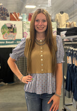 Load image into Gallery viewer, Sweater Polka Dot Detail Top ** 2 COLORS **
