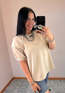 Braided Detail Top **2 COLORS**