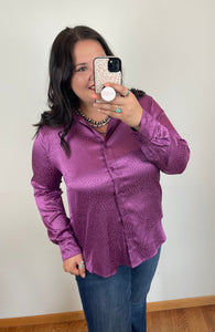Ditsy Dot Button Up Top **2 COLORS**