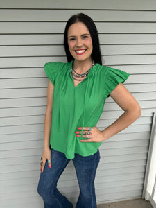 Solid Tie Front Top **3 COLORS**