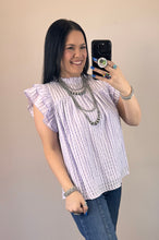 Load image into Gallery viewer, Checkered Seersucker Top **2 COLORS**
