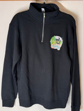 Load image into Gallery viewer, Black 1/4 Zip TBB Pullover
