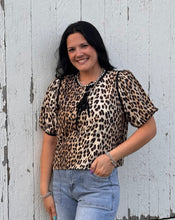 Load image into Gallery viewer, Leopard Tie Top **2 COLORS**
