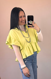 Flutter Hooded Top **2 COLORS**