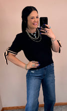 Load image into Gallery viewer, Box Tied Sleeve Sweater Top **2 COLORS**
