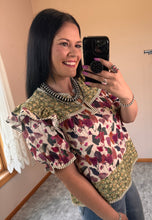 Load image into Gallery viewer, Multi Print Top **2 COLORS**
