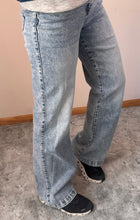 Load image into Gallery viewer, Medium Stone Wash 90s Wide Leg KanCan Jeans
