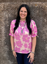 Load image into Gallery viewer, Floral Top **3 COLORS** - PLUS
