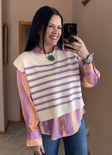 Load image into Gallery viewer, Striped Sweater Vest **8 COLORS**
