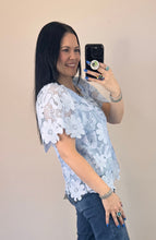 Load image into Gallery viewer, Floral Lace Square Neck Top **4 COLORS**
