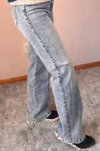 Load image into Gallery viewer, Medium Stone Wash 90s Wide Leg KanCan Jeans
