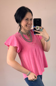 Mineral Washed Top **2 COLORS**